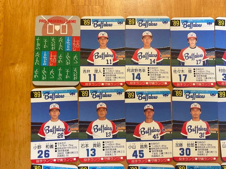 プロ野球カードゲーム　'89 近鉄バッファローズ