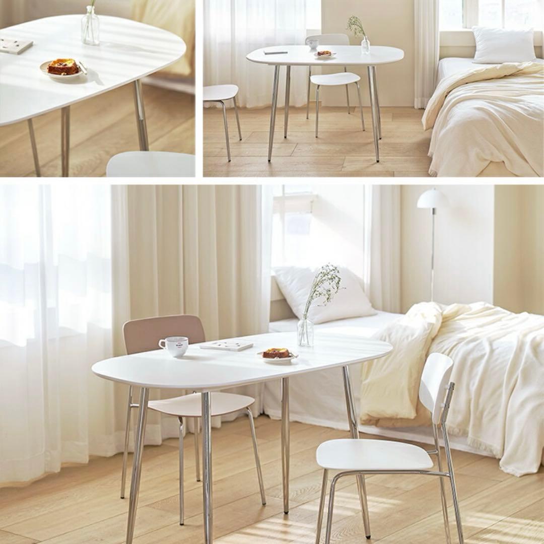 Roomn ダイニングテーブル 140×70cm スクエア型