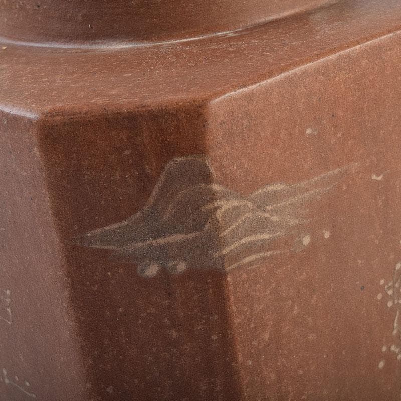 中国 紫砂 朱泥 山水漢詩文 一対 茶入 茶壷 在銘 V R9473