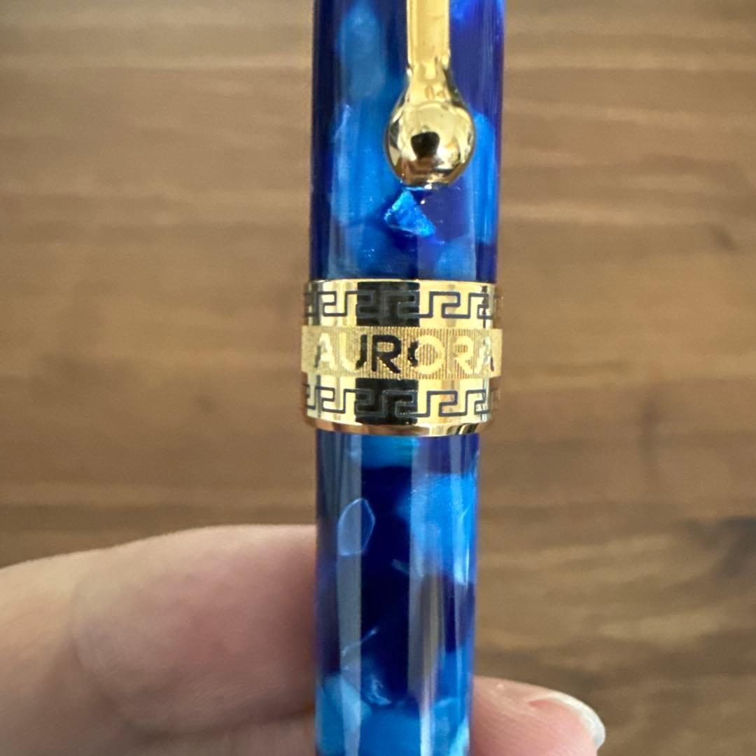 AURORA アウロラ ボールペン OPTIMA オプティマ ブルー 998-Ｂ