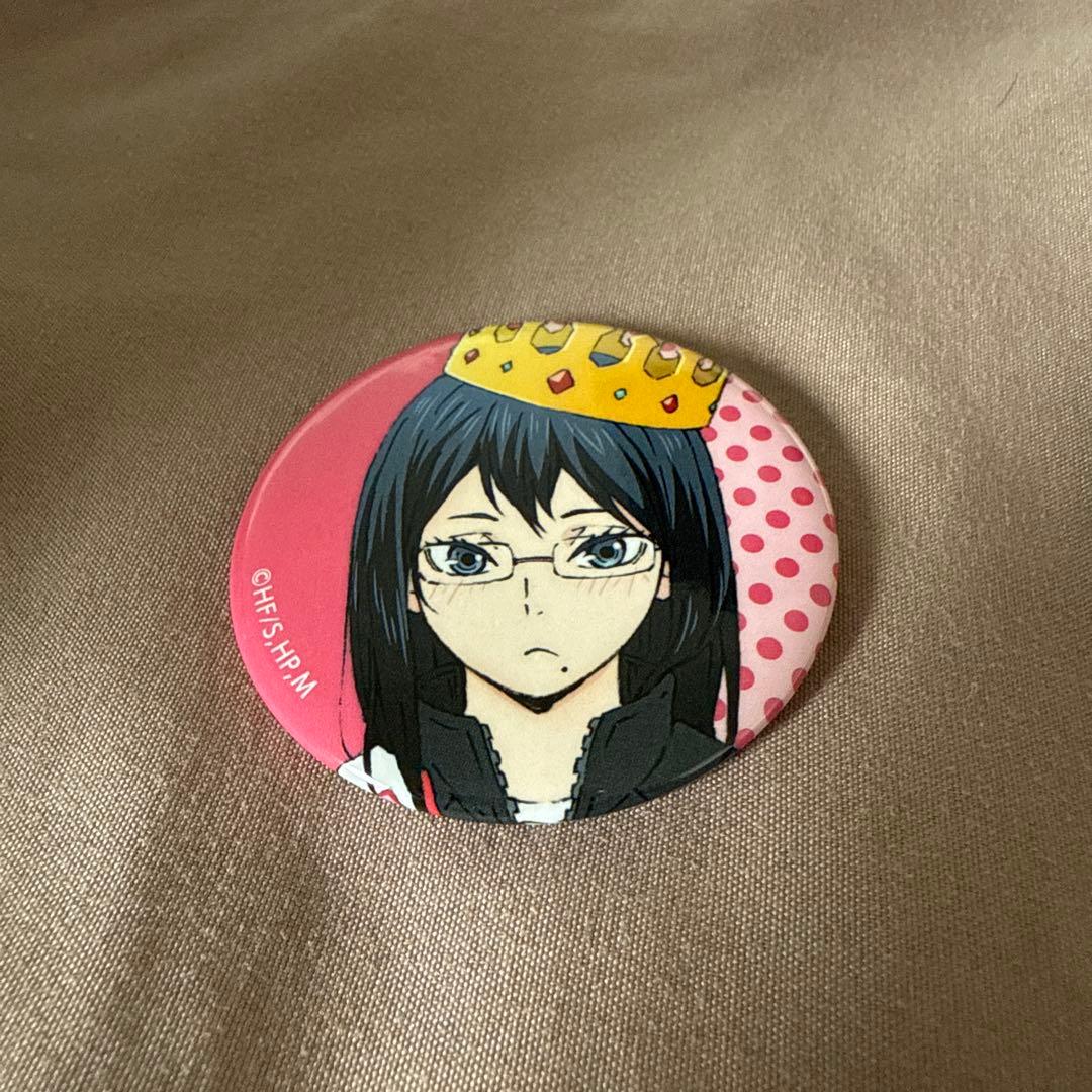 ハイキュー!! 東急ハンズ限定 描き下ろしイラスト 缶バッジ 清水潔子