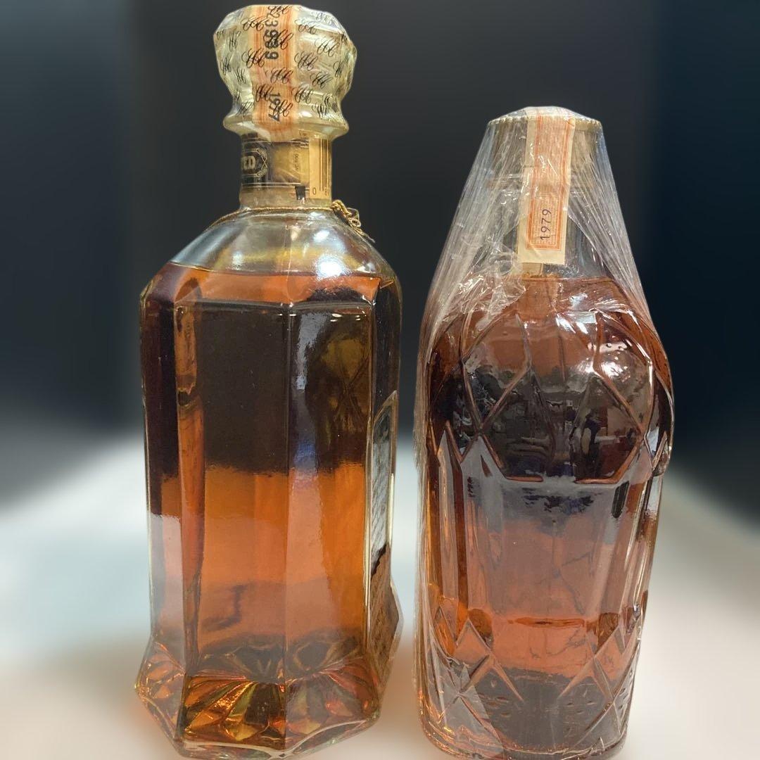 古酒 ウイスキー クラウンロイヤル& カナディアンクラブ12年