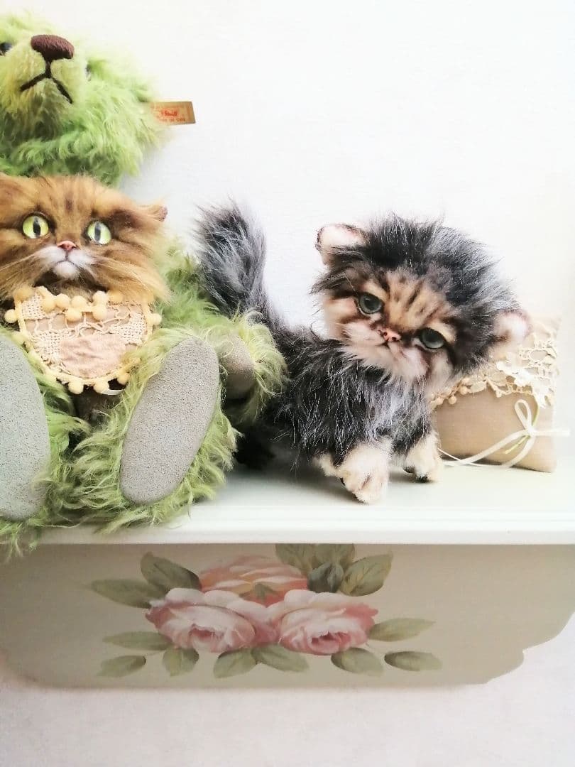 マヌル猫ちゃん♡アートドール♡ぬいぐるみ♡ハンドメイド♡ネコ♡ベビー