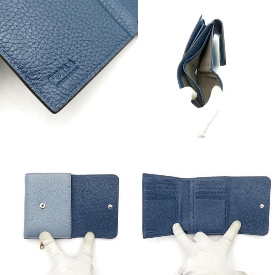 超美品 フルラ FURLA 財布 三つ折り ダフネ 11-25121317
