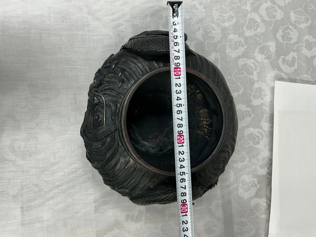銅 壺 龍 アンティーク 骨董 コレクション 古美術 美術品