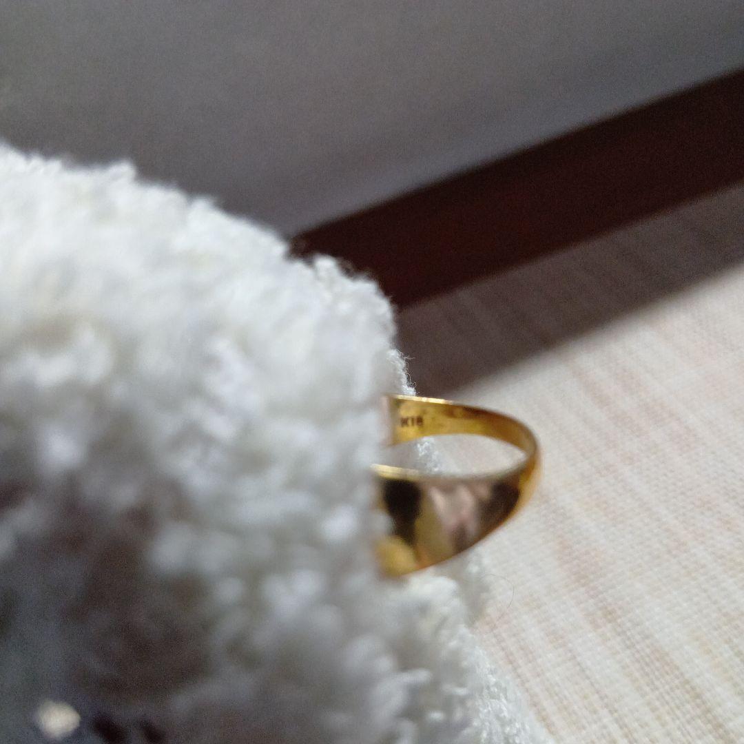 K18 刻印 リング