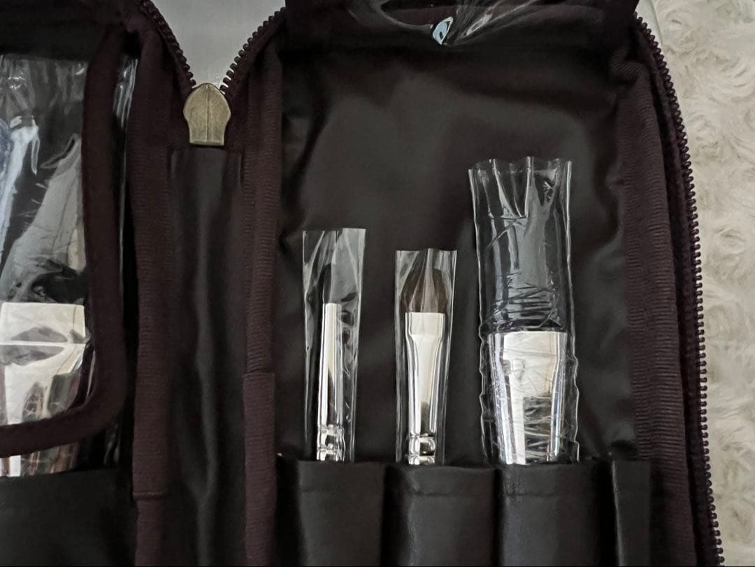 【専用】熊野筆 白鳳堂　化粧筆セット〈４本セット〉収納ケース付き　ゴールド軸