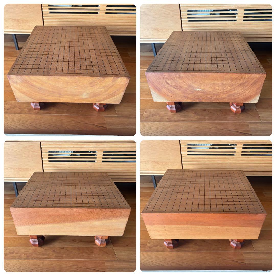 天然木 碁盤セット 蛤白147・黒184 本格仕様 盤裏ヘソ付