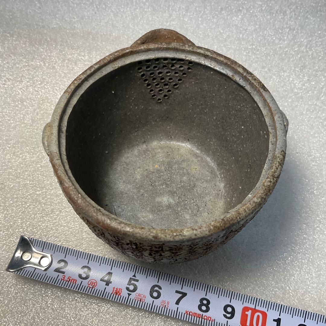 西坂春水 作 備前 般若心経彫 宝瓶 備前焼 名工急須 茶器 煎茶飾