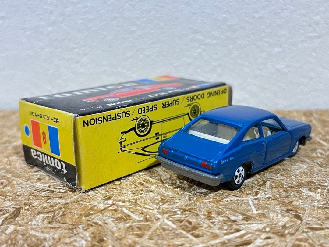 トミカ 日本製 黒箱 8-1-2 サニー 1200GX クーペ 1A