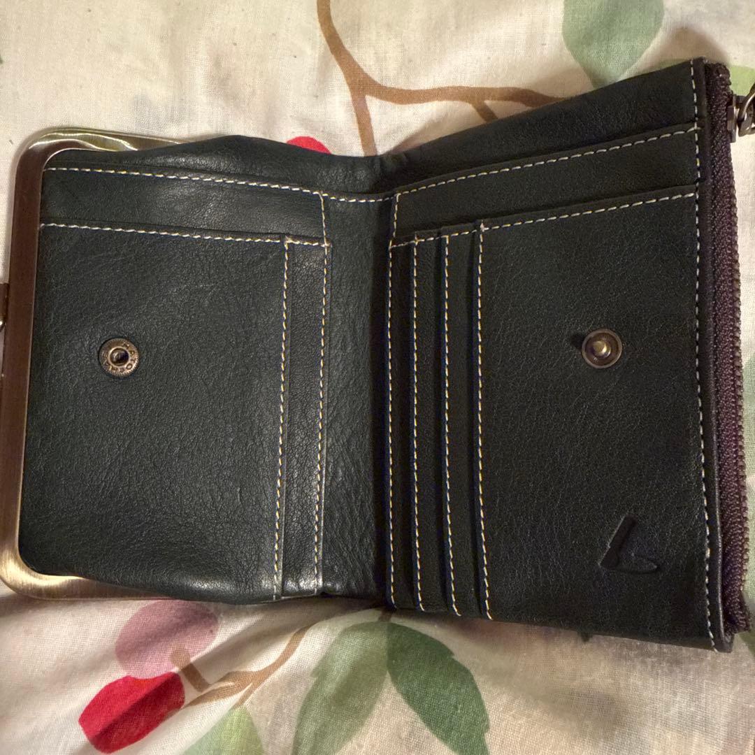 土屋鞄 トーンオイルヌメ2つ折り財布 限定色 ダークグリーン