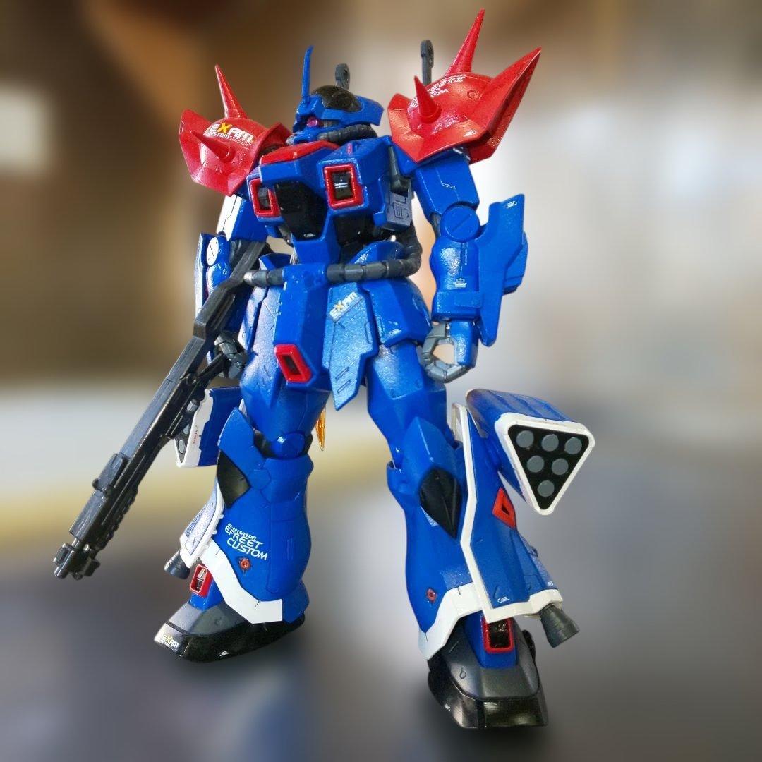 1/100 ブルーディスティニー2号機⭐️REイフリート改付き⭐️ 模型