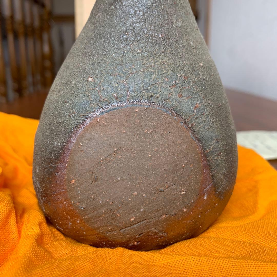 備前焼 金重有邦 鶴首 徳利 酒器