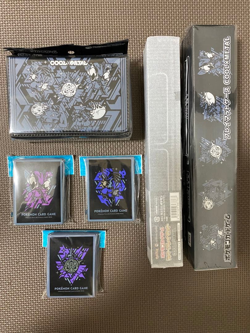 COOL × METAL ポケカ ラバープレイマット ダブルデッキケー