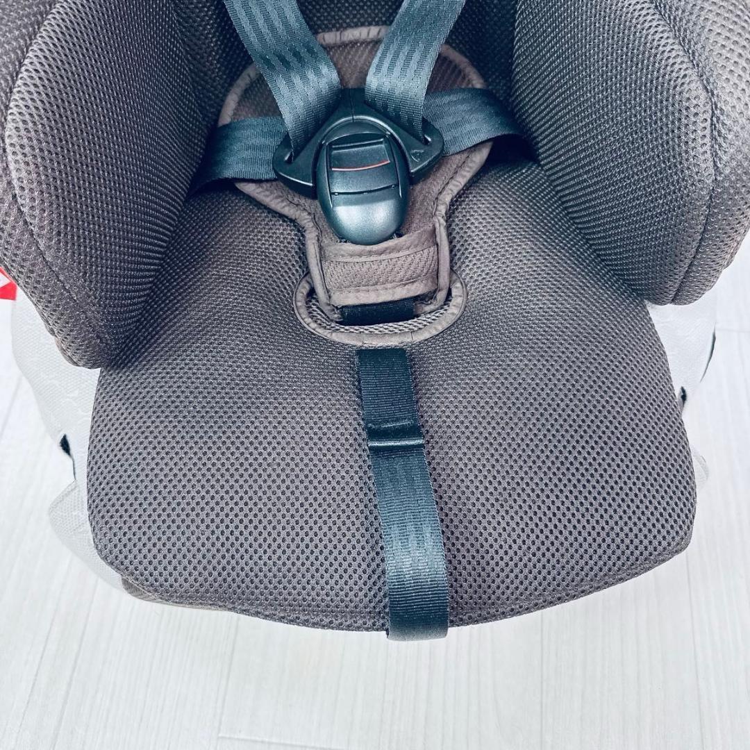 美品 Aprica アップリカ エアグルーヴ プラス ジュニアシート ブラウン