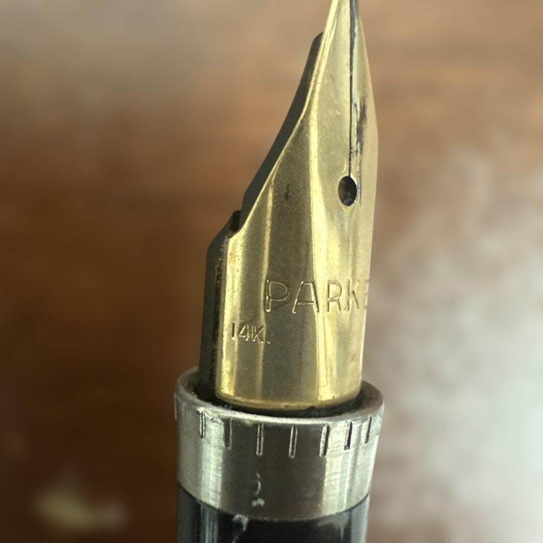 ★良品★PARKER 75 シズレ 14Kニブ 万年筆 箱付