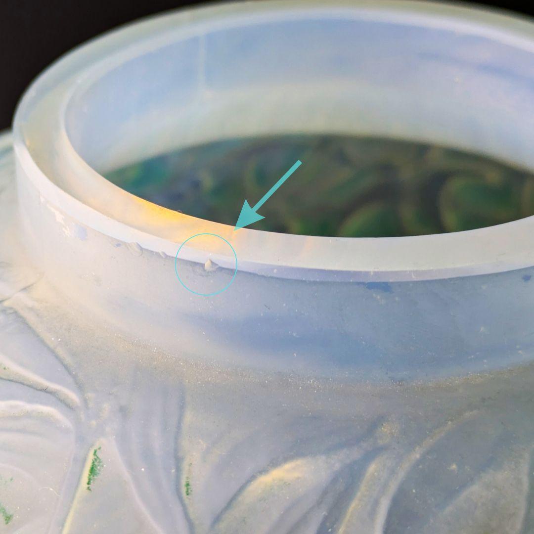 マッチー様専用 希少なルネ期の作品です ラリック GUI 花瓶1921年