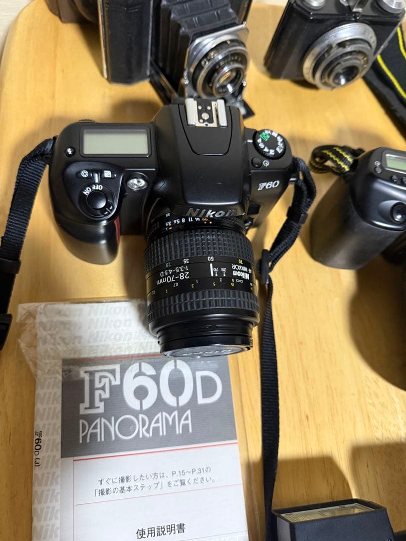Nikon F60D フィルムカメラ Tamronレンズ SB-22