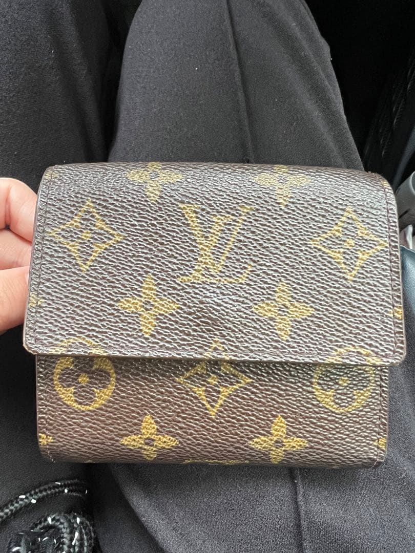 Louis Vuitton 三つ折り財布 ブラウン モノグラム