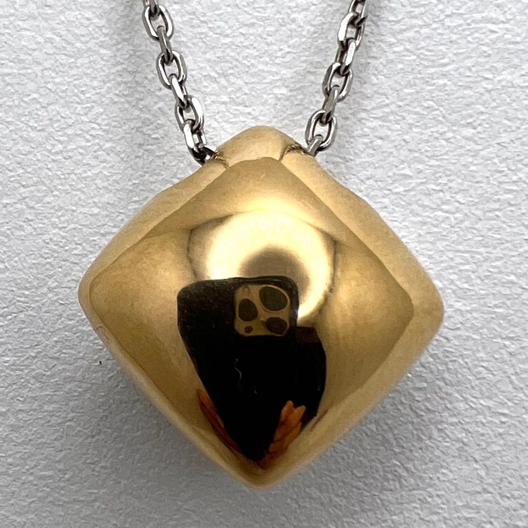 K18 プラチナpt950 ペンダントトップ 中空 15×15㎜ 1.85 g