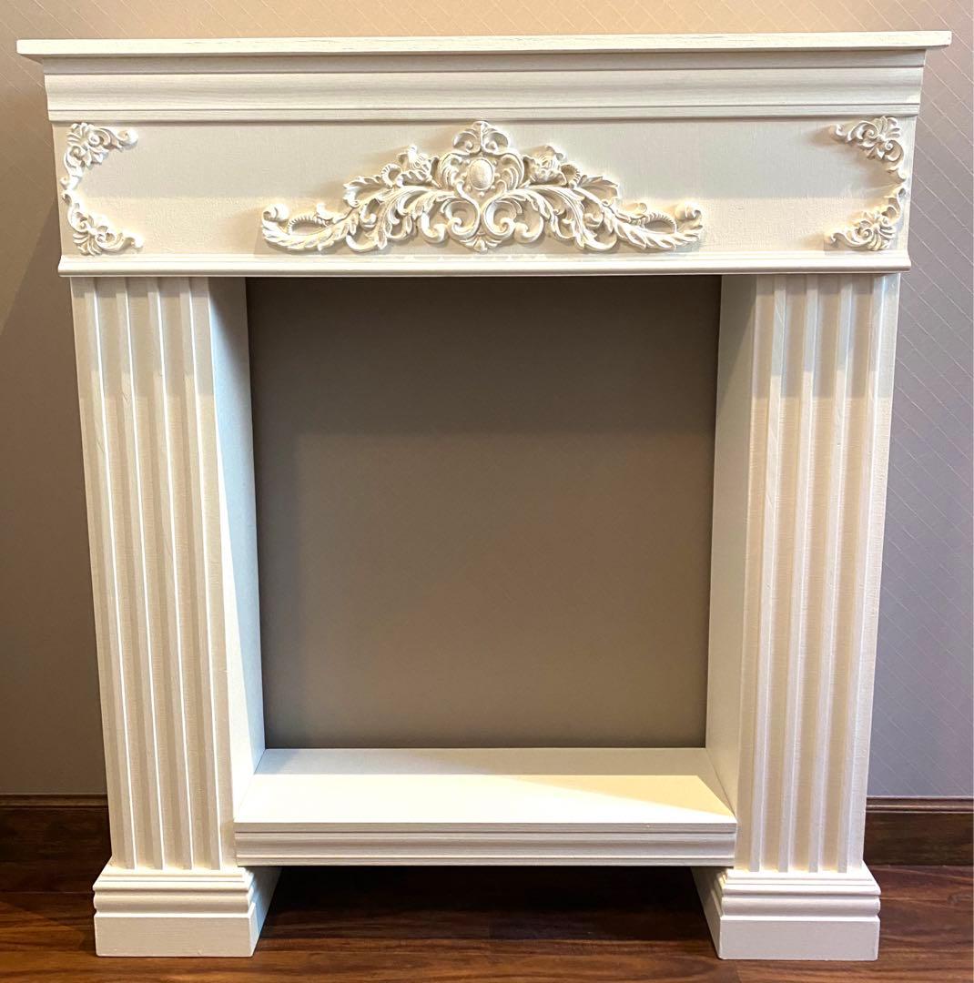 簡単組み立て✴︎マントルピース 幅90] マントルピース 大理石風 韓国インテリア | 【公式】LOWYA