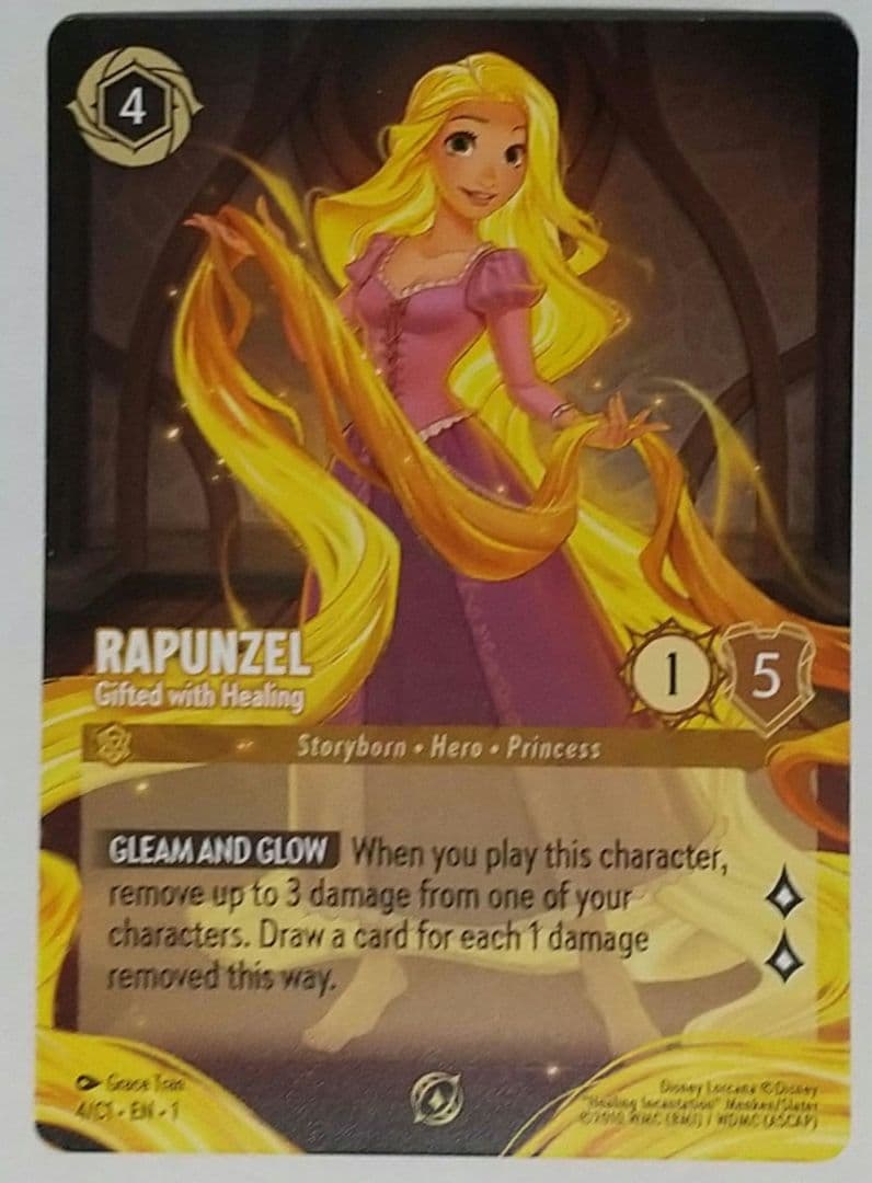 Disney LORCANA「RAPUNZEL」プロモカード（英語版） RAPUNZEL 海外