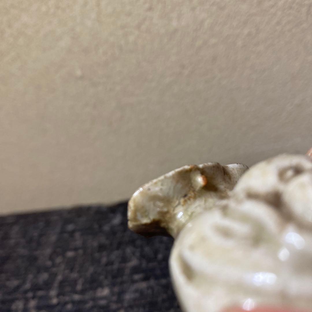 珍品 おふけ焼 大黒天水滴