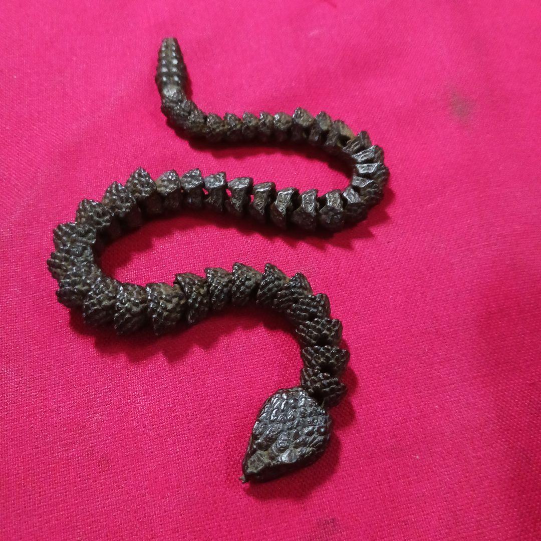 銅製 自在 銘「安の介」 アンティーク 置き物