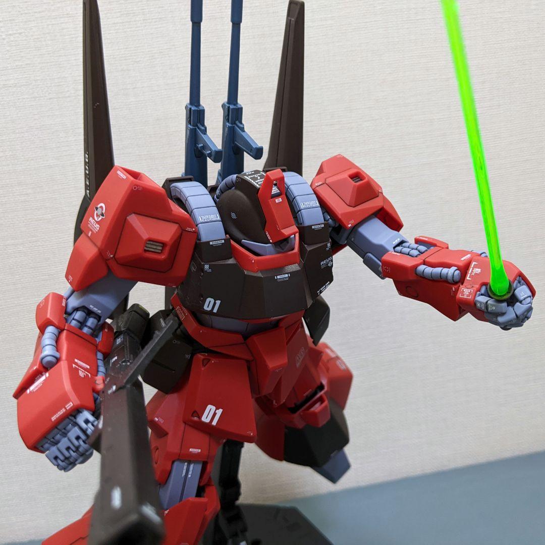 「やってみるさ!」ガンプラ完成品　1/100MG　リック・ディアス(クワトロ機)