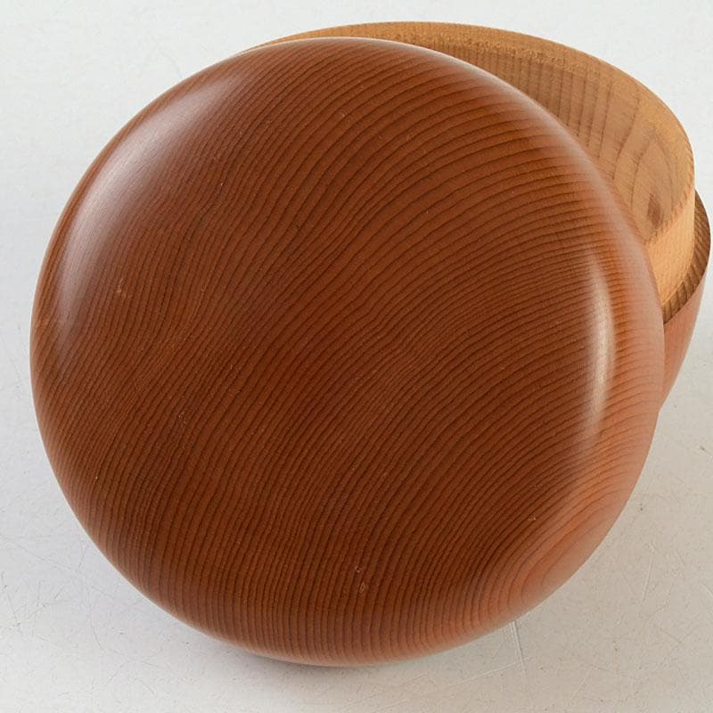 茶道具 天然木 漆塗 大平棗 共箱 V 9335