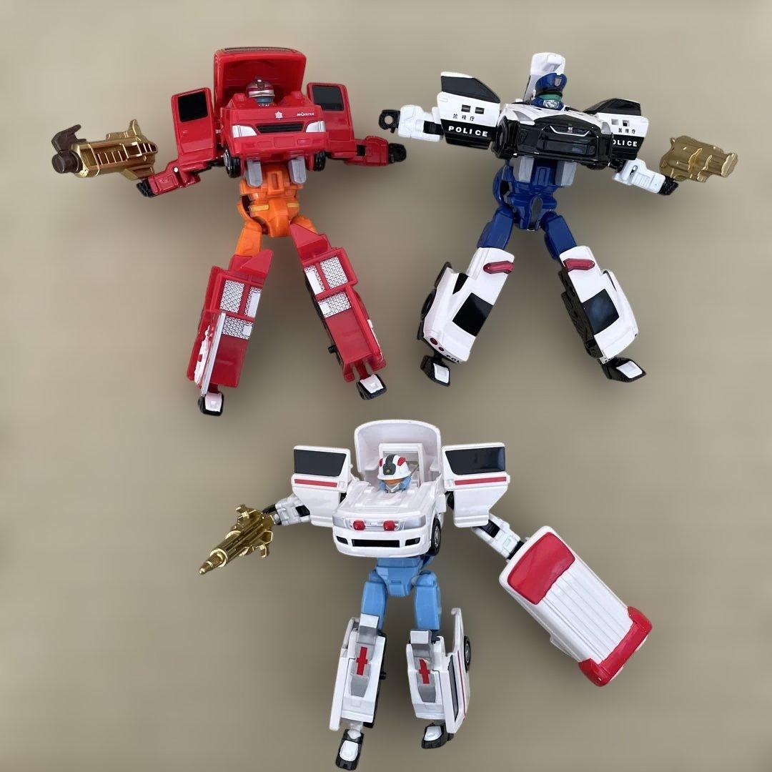 ジョブレイバー　警察消防救急DXセット　ANAジェット旅客機 トランスポーター