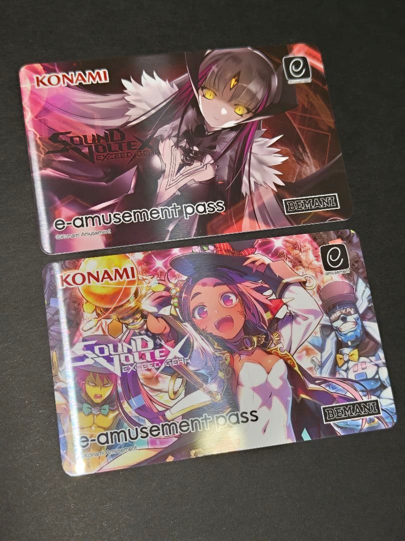未使用】SDVX／e-amusement pass 2枚セット e-amusement pass レイシス