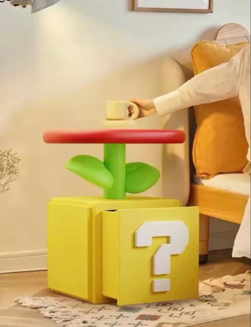 スーパーマリオ ?ボックス フラワーテーブル インテリア 特大 オブジェ