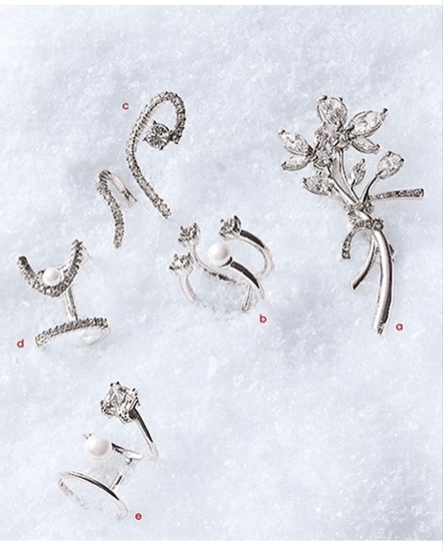 FOXEY ブローチ 44, フォクシー 現行販売品 クリア コサージュ