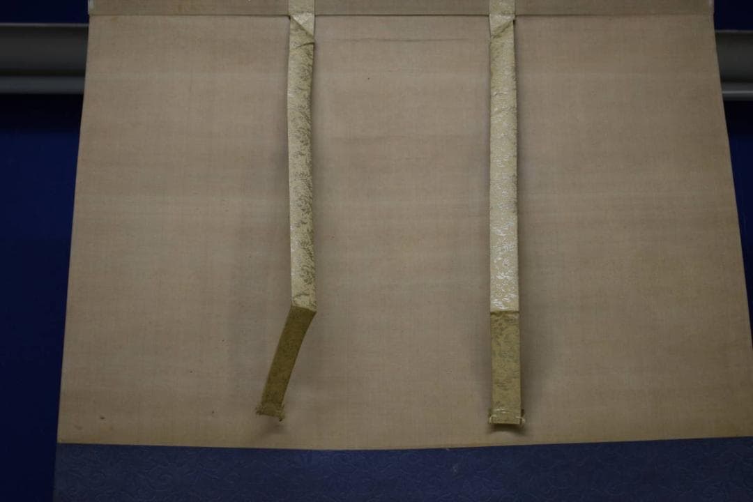 真作/春隣/山水鹿図/布袋屋掛軸HI-133