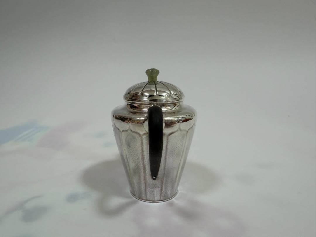 純銀製 菊紋 急須 銀瓶 煎茶道具