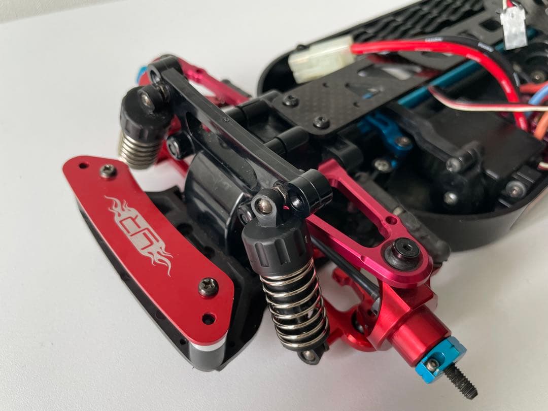 値下げ！TT 01シャーシ フルベア メカ付 OP有り&予備パーツ爆盛り&おまけ