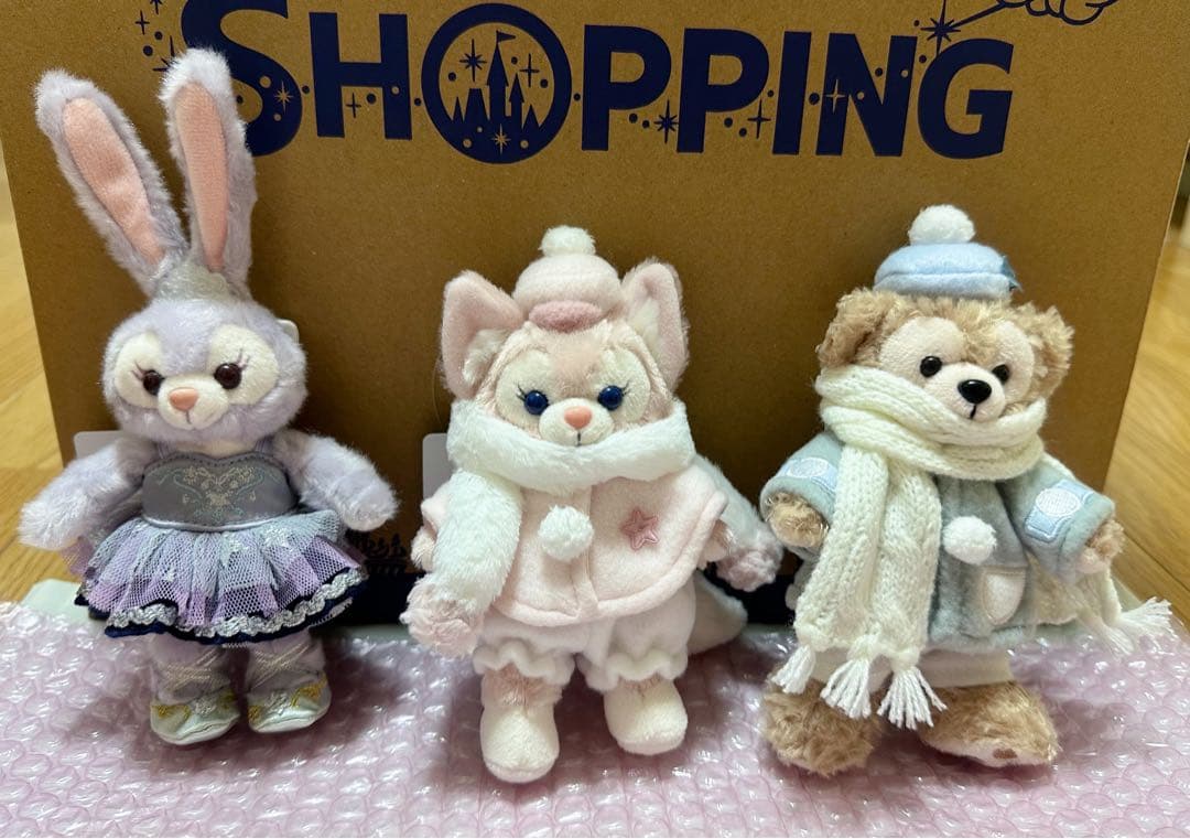 ダッフィーリーナベルステラルー3点セット