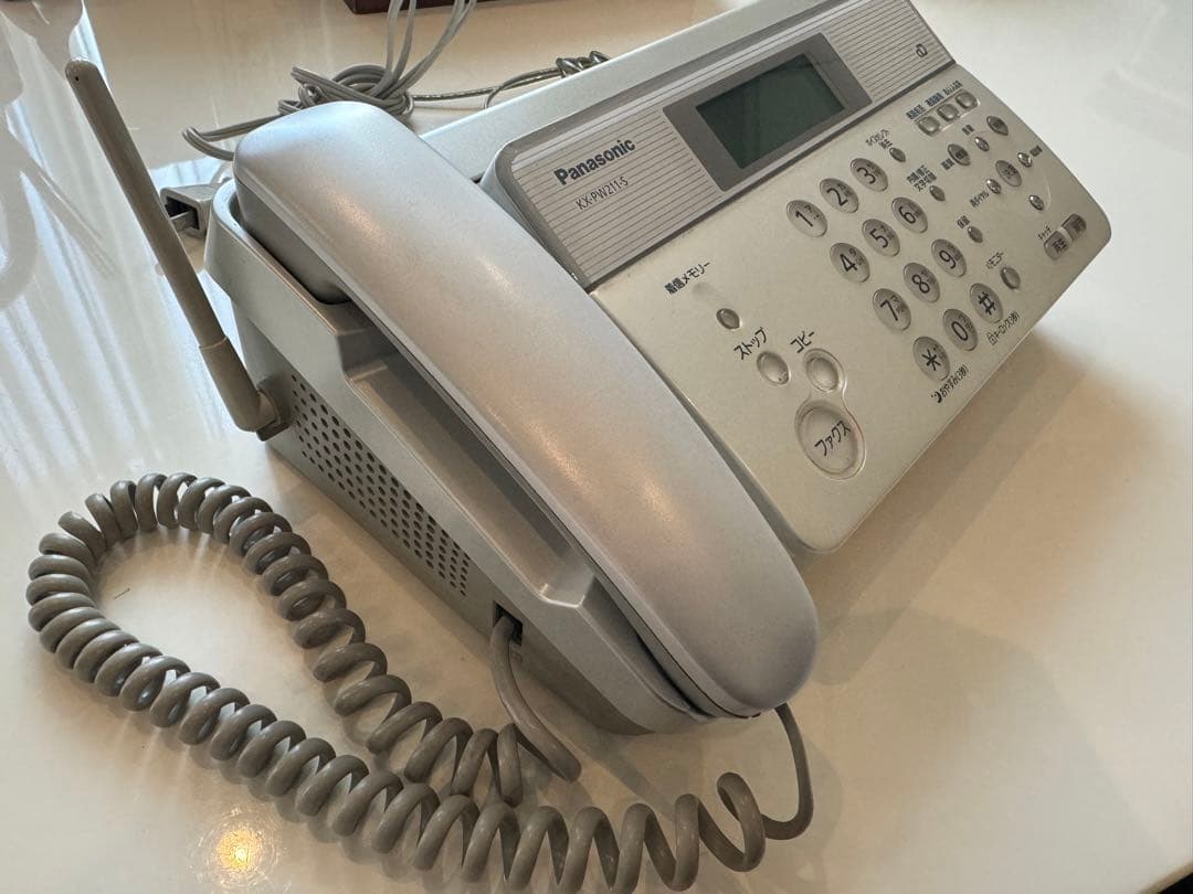 希少/美品)Panasonic KX-PW211-S 電話機 感熱紙FAX 親機 - メルカリ