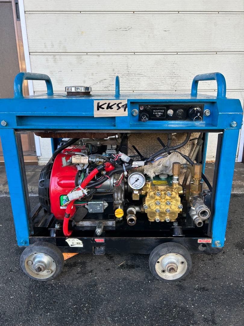 KKS4ツルミ☆HPJ-5ESM高圧洗浄機防音ガン・高圧ホース給排水ホースセット
