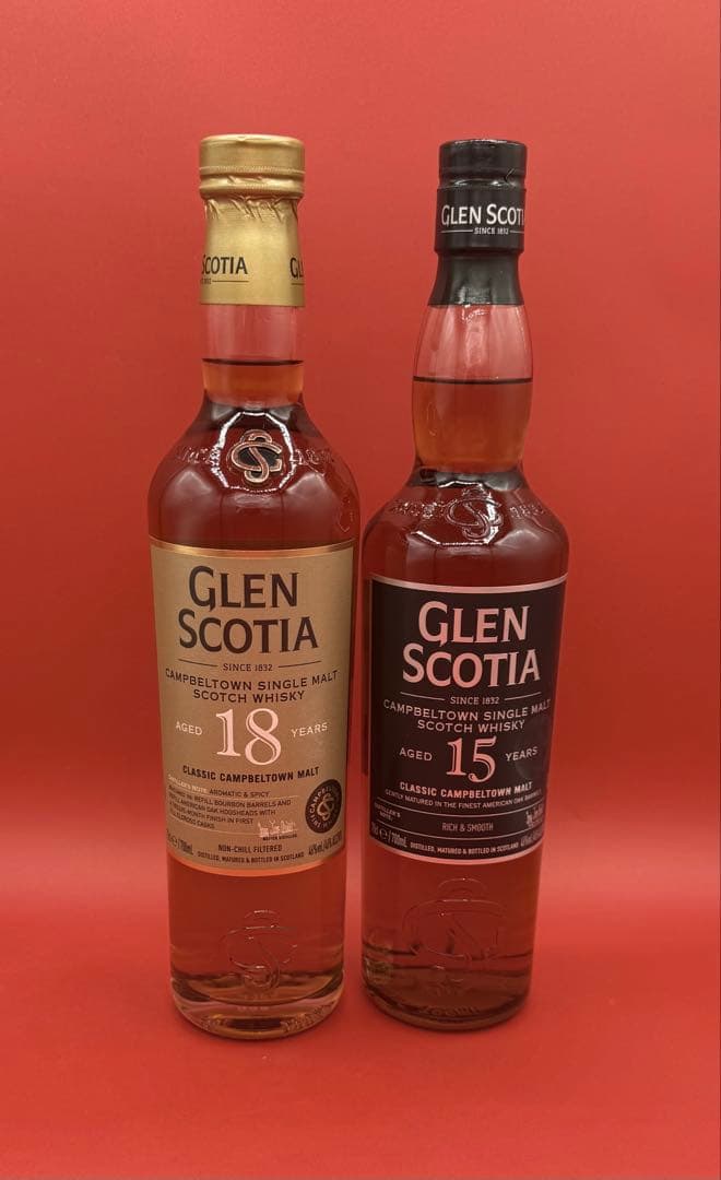 破格】グレンスコシア18年／グレンスコシア15年／2本セット ウイスキー