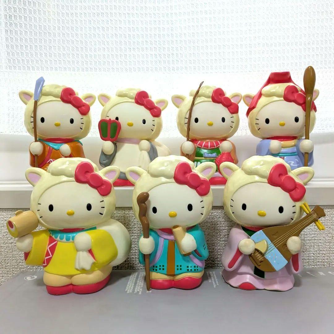 ハローキティ 七福神貯金箱7体セット ひつじ サンリオ フィギュア