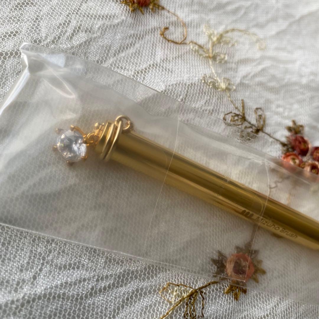 熊野筆　Mizuho Brush メイクブラシ　4本入り　ポーチ付き