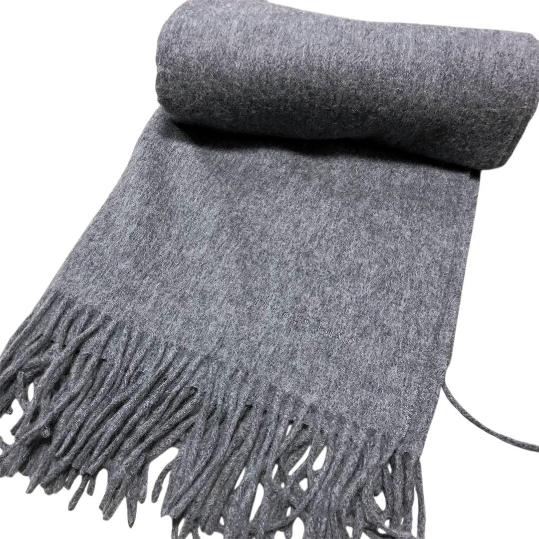 theory luxe セオリーリュクス ウール100%大判ストール マフラー