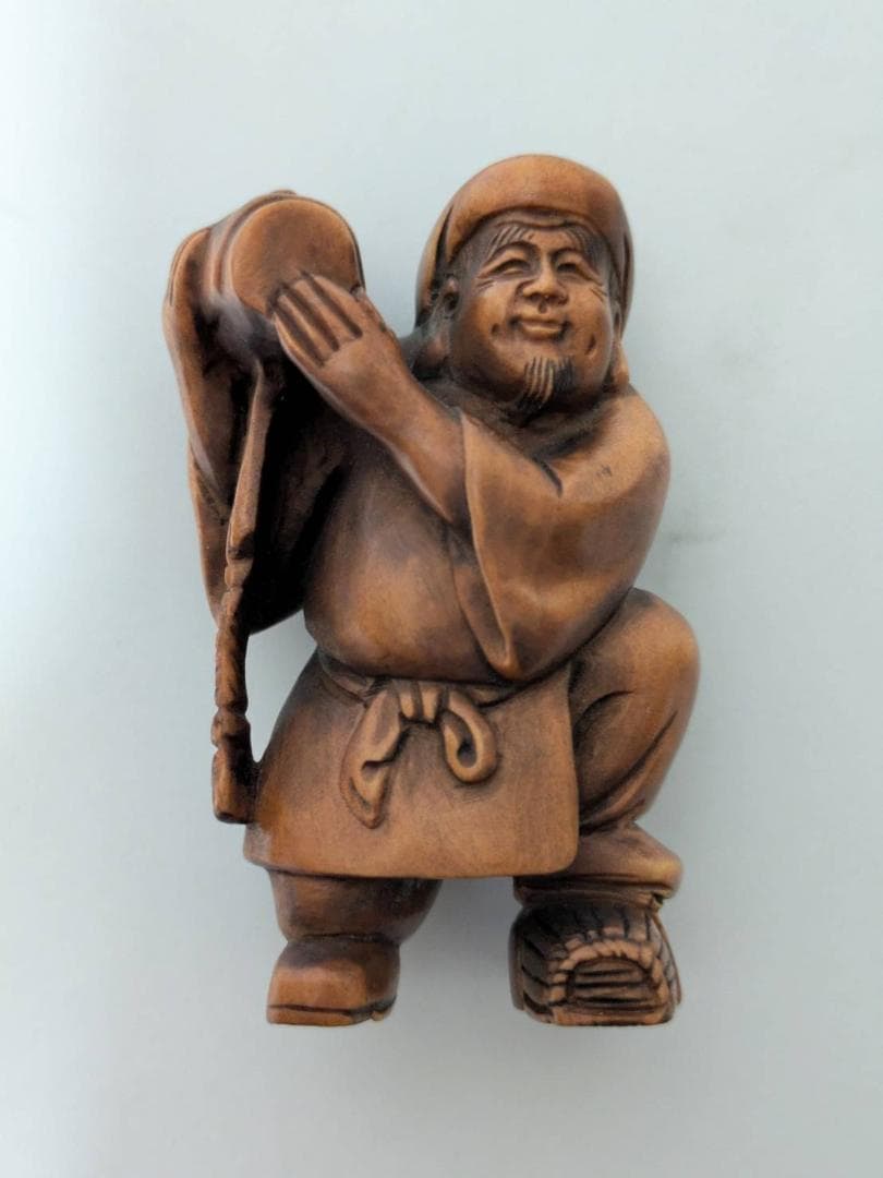 9点まとめ売り】 根付 七福神 動物 光玉 銘有り 美術品 コレクション