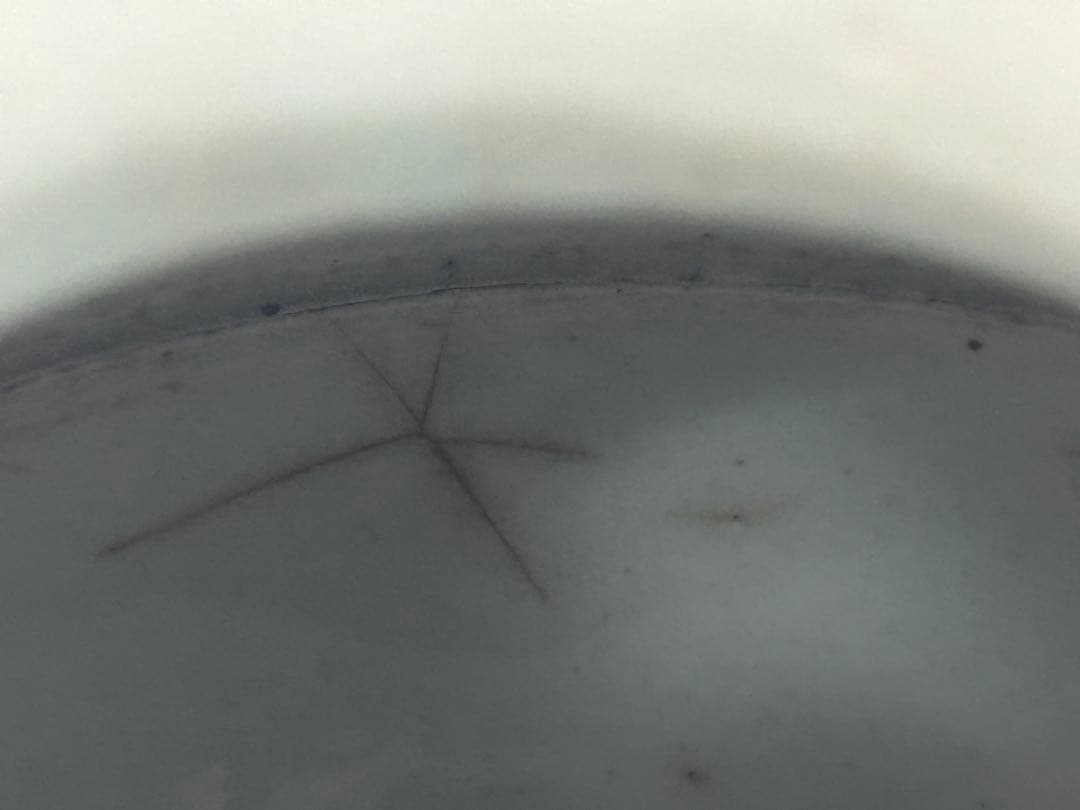 中国　明時代　染付　牡丹胡蝶紋瓶　送料込み1012