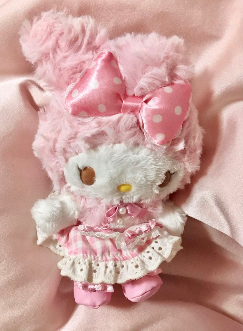 レア希少■未使用■送料無料■スイートラブリーマイメロディーぬいぐるみキーホルダー