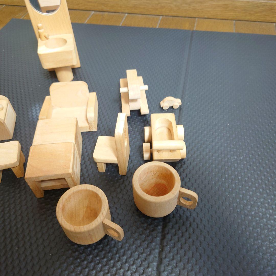 ボーネルンド　廃盤　貴重　大きな　白木のドールハウス　ボーネルンド製　　　家具