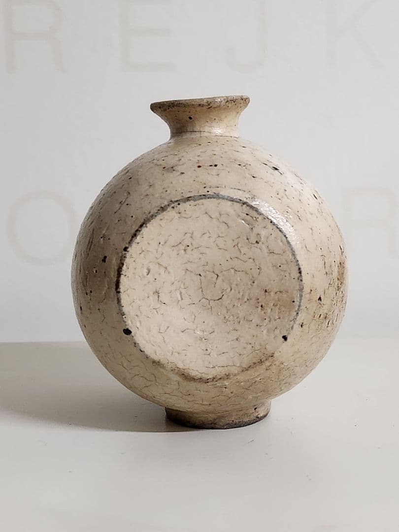 李朝 粉引小俵壺 俵壺 現代美術 朝鮮美術 - メルカリ