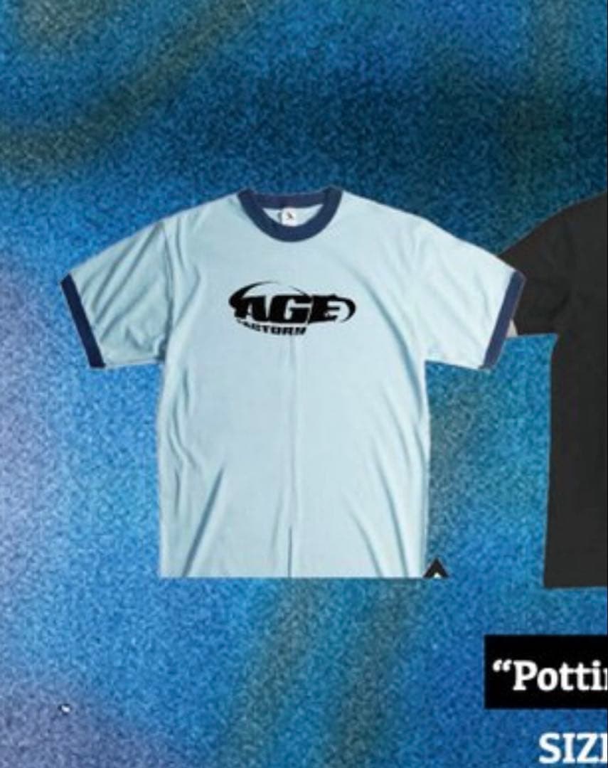 Age Factory Tシャツ リンガー M